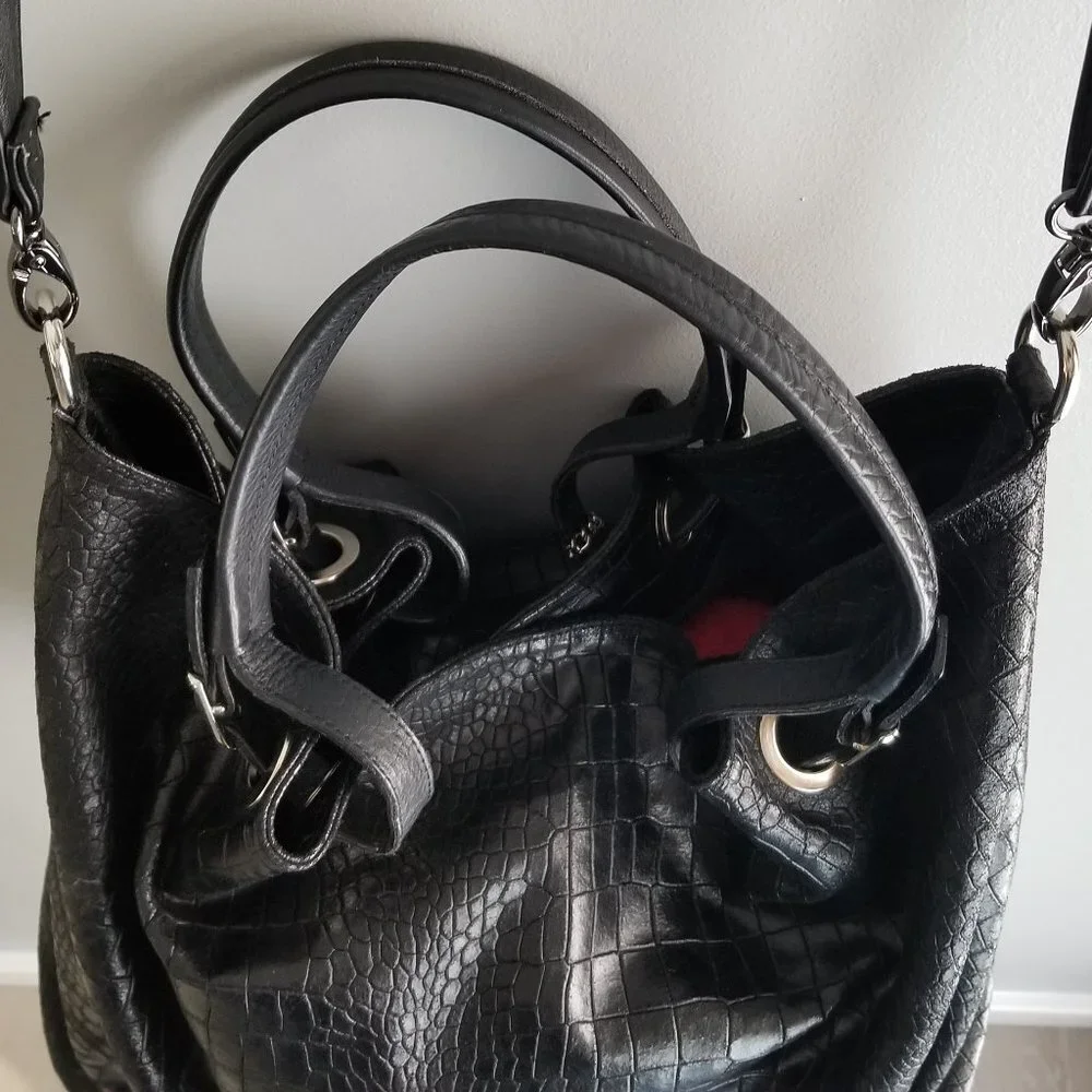 Persaman New York Italian Leather Satchel-Like New